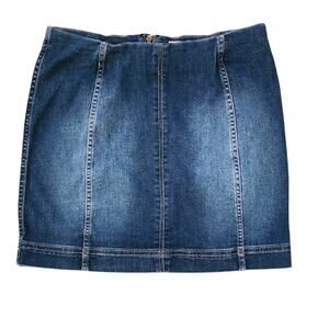 Jolt Junior 7/28W Dark Blue Denim Mini Skirt